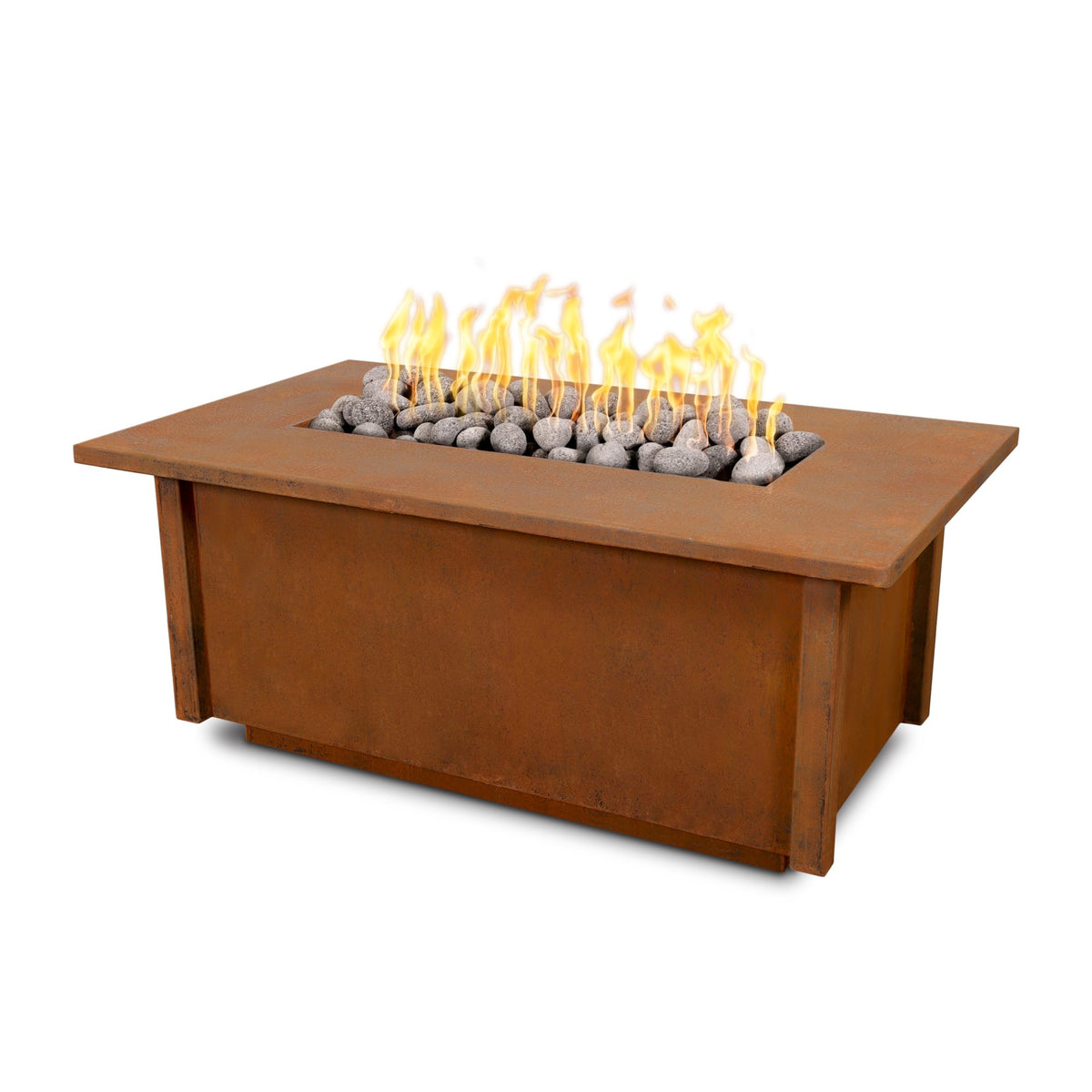 The Outdoor Plus Salinas Fire Table - Corten Steel