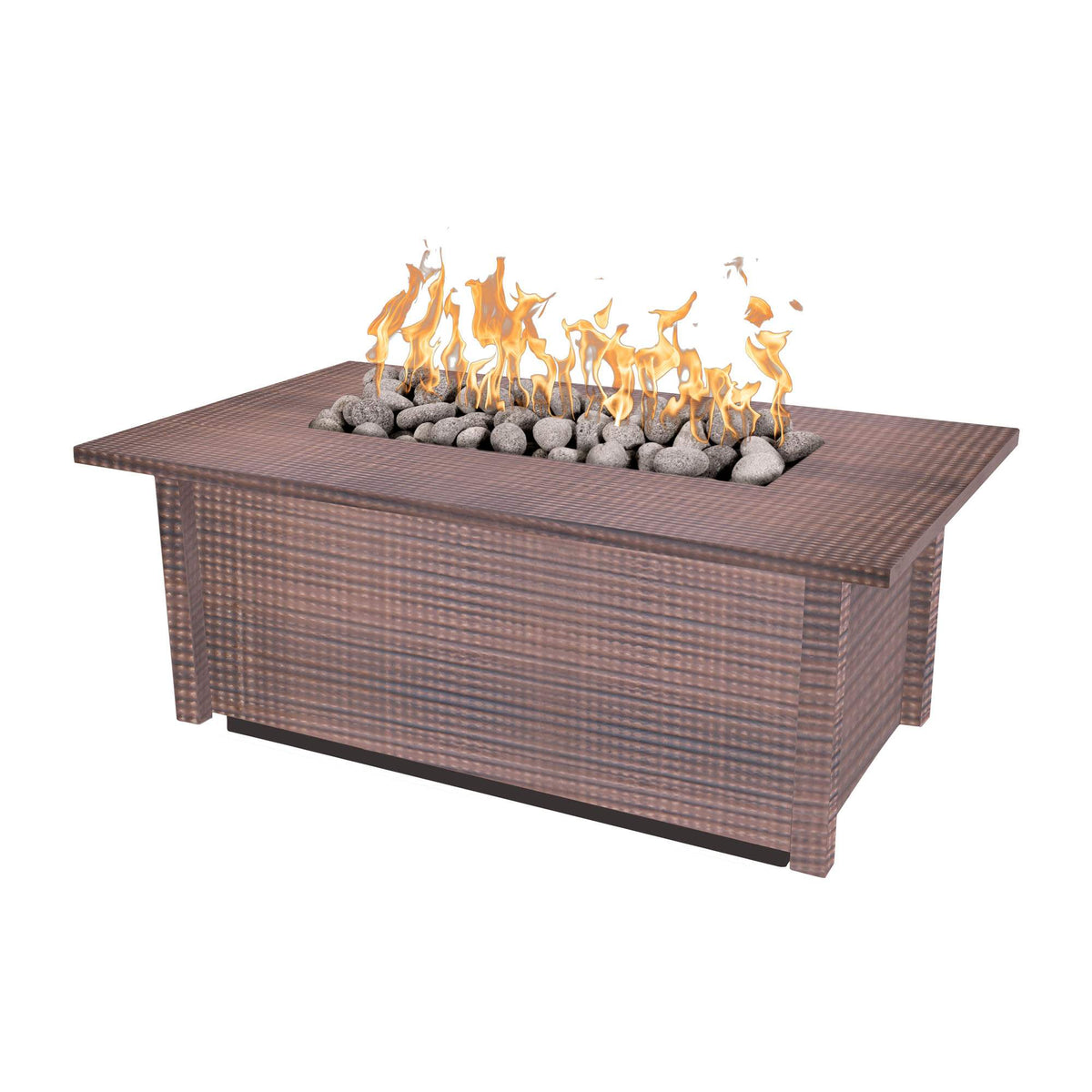 The Outdoor Plus Salinas Fire Table - Hammered Copper