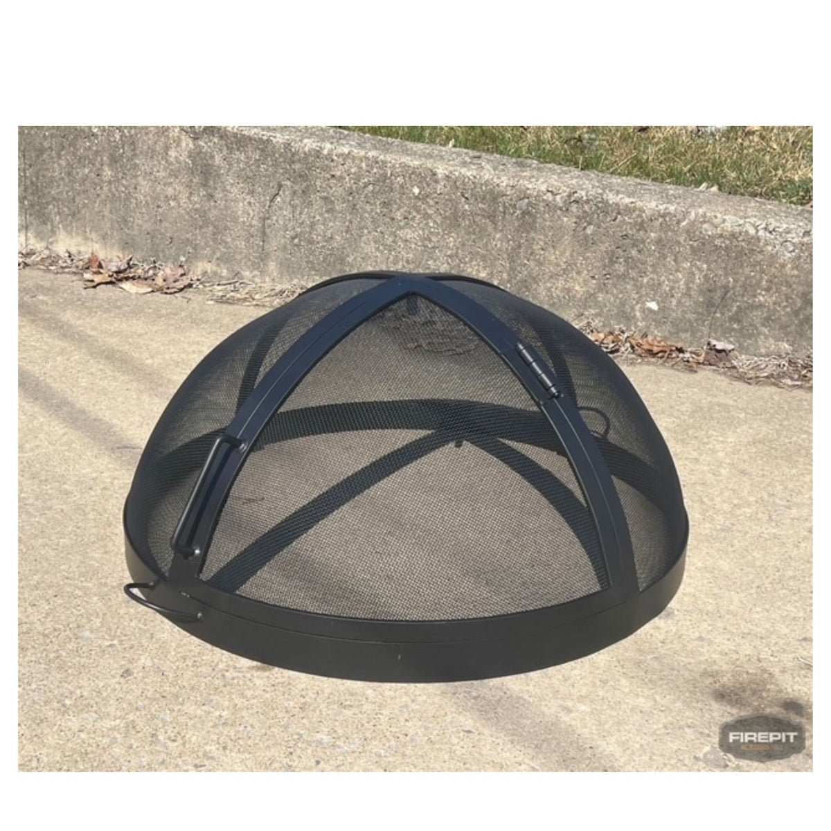 Aspen Industries Inc. Master Flame Lift Off Dome Round Fire Pit Screen with Single Door