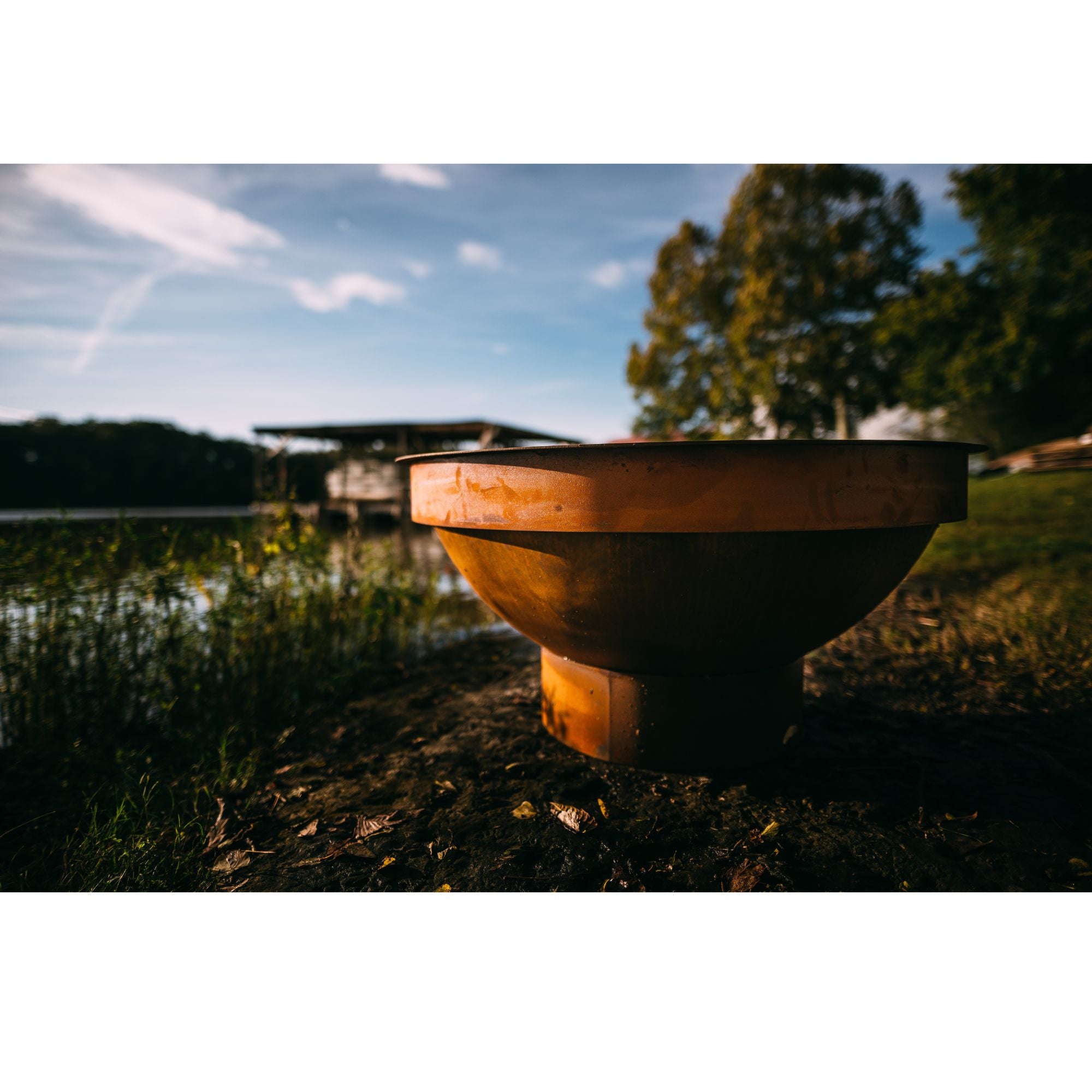 Fire Pit Art 40-Inch Round Fire Pit Table Top