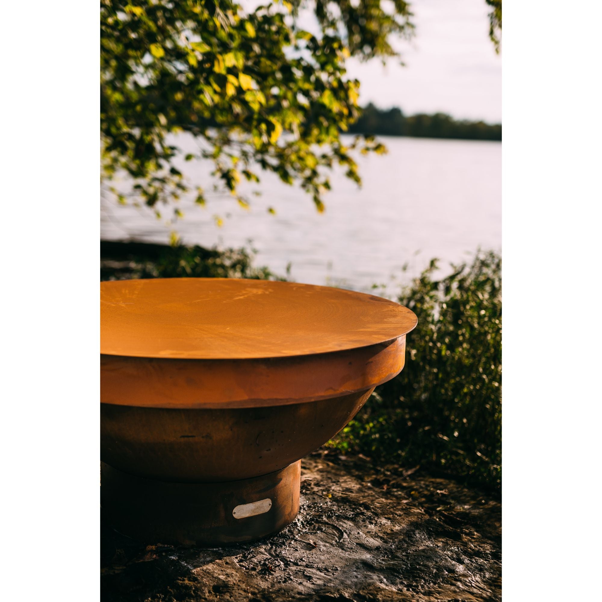 Fire Pit Art 40-Inch Round Fire Pit Table Top