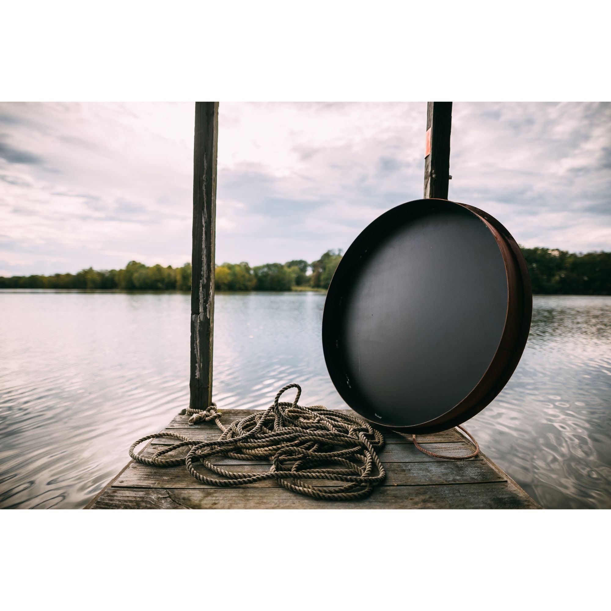 Fire Pit Art 40-Inch Round Fire Pit Table Top