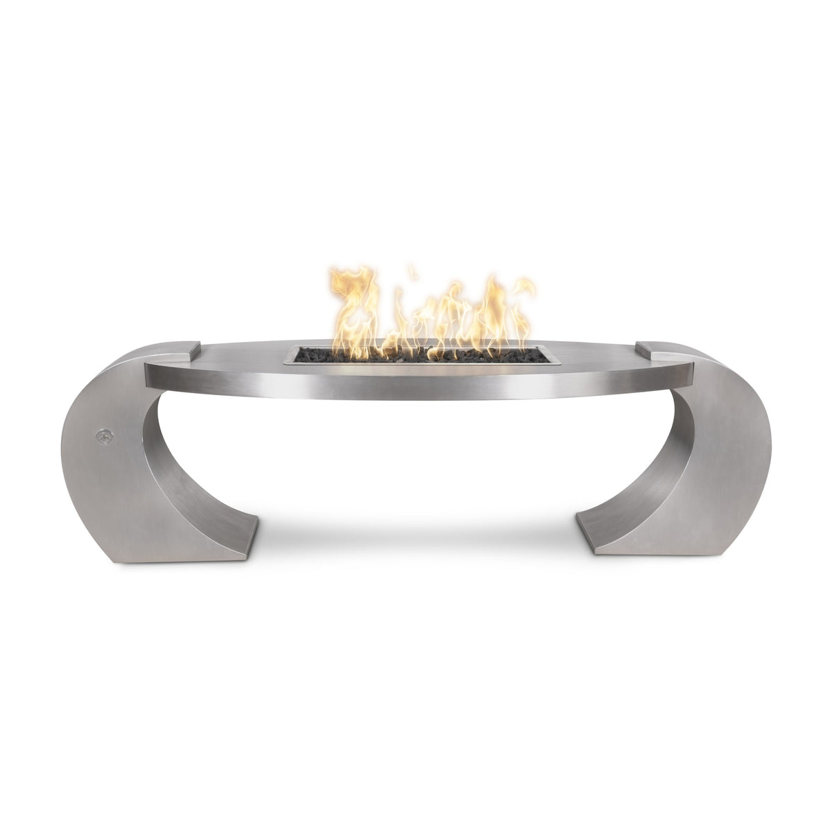 The Outdoor Plus Vernon Fire Pit - Stainless Steel