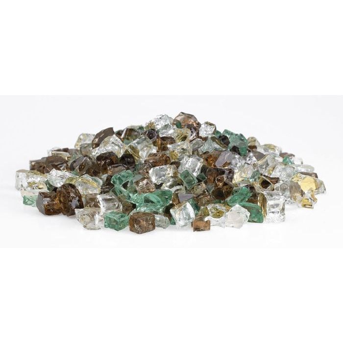 Fire by Design PMYR 1/2-Inch Premium Pre-Mixed Collection Fire Glass, 10 lb, Yosemite Reflective