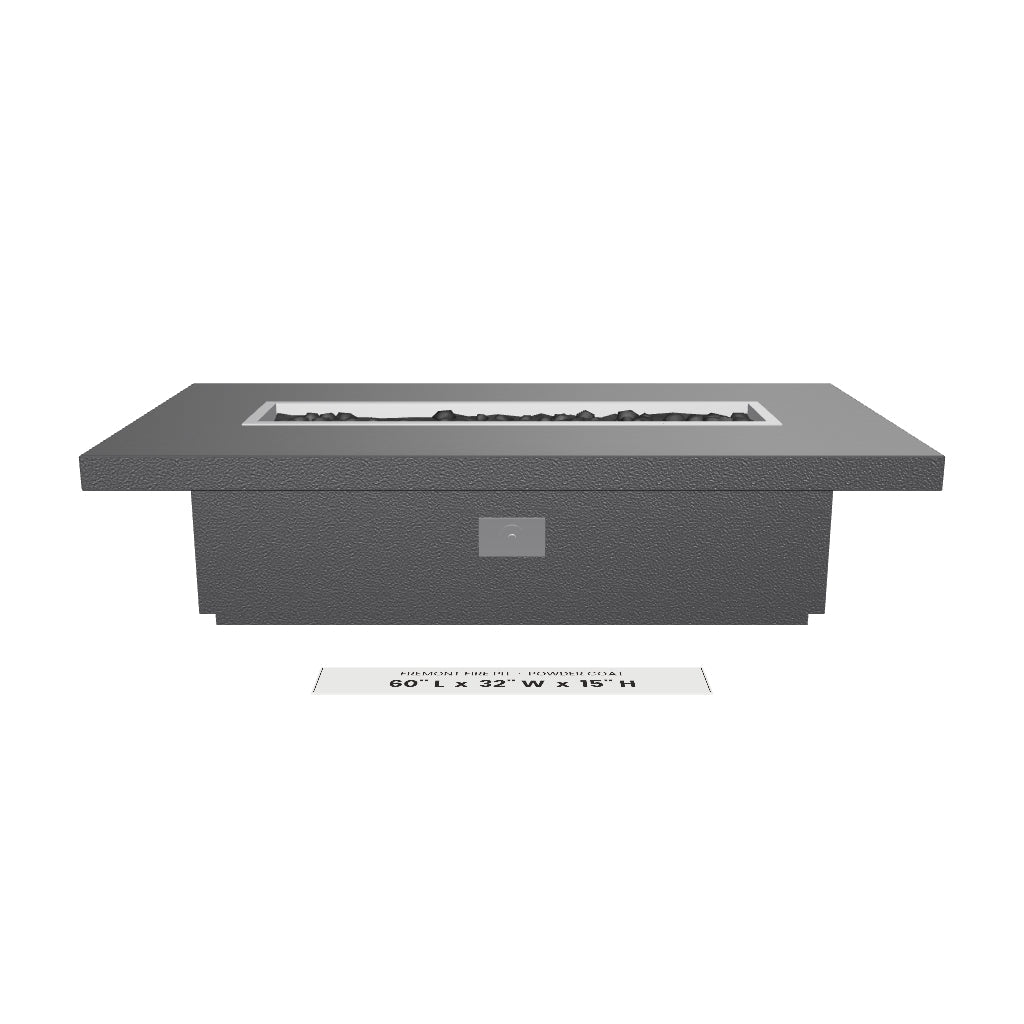 Fremont Fire Pit Powder Coat 3D model – 60" x 32" x 15"