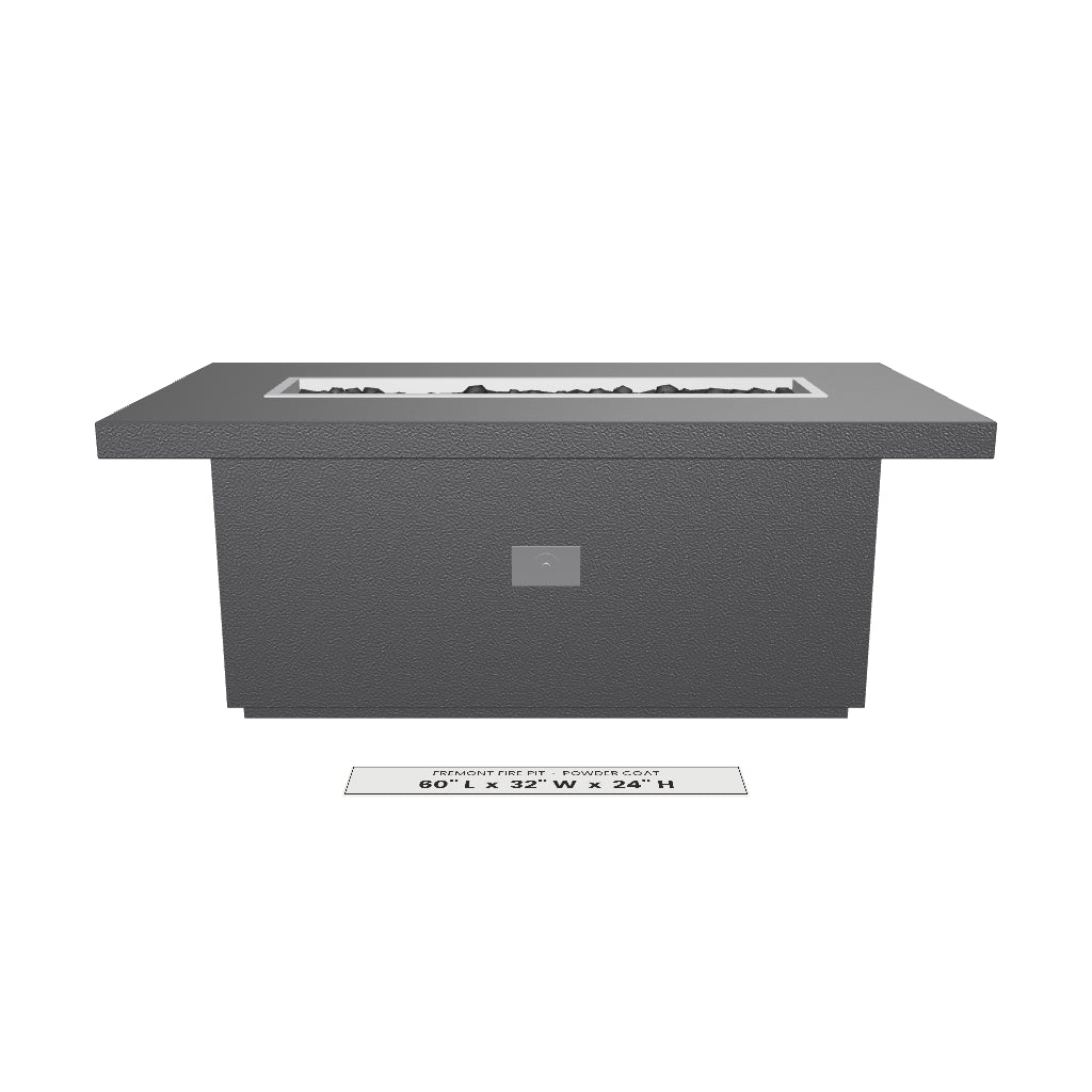 Fremont Fire Pit Powder Coat 3D model – 60" x 32" x 24"