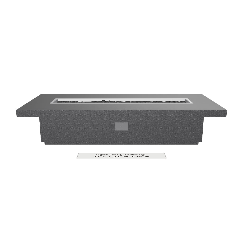 Fremont Fire Pit Powder Coat 3D model – 72" x 32" x 15"