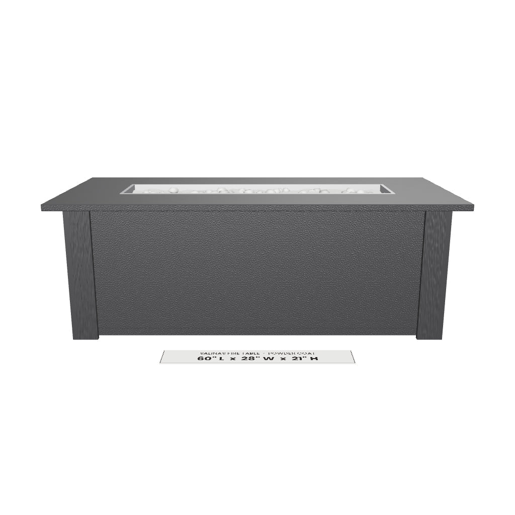 Salinas Fire Table Powder Coat 3D model – 60" x 28" x 21"