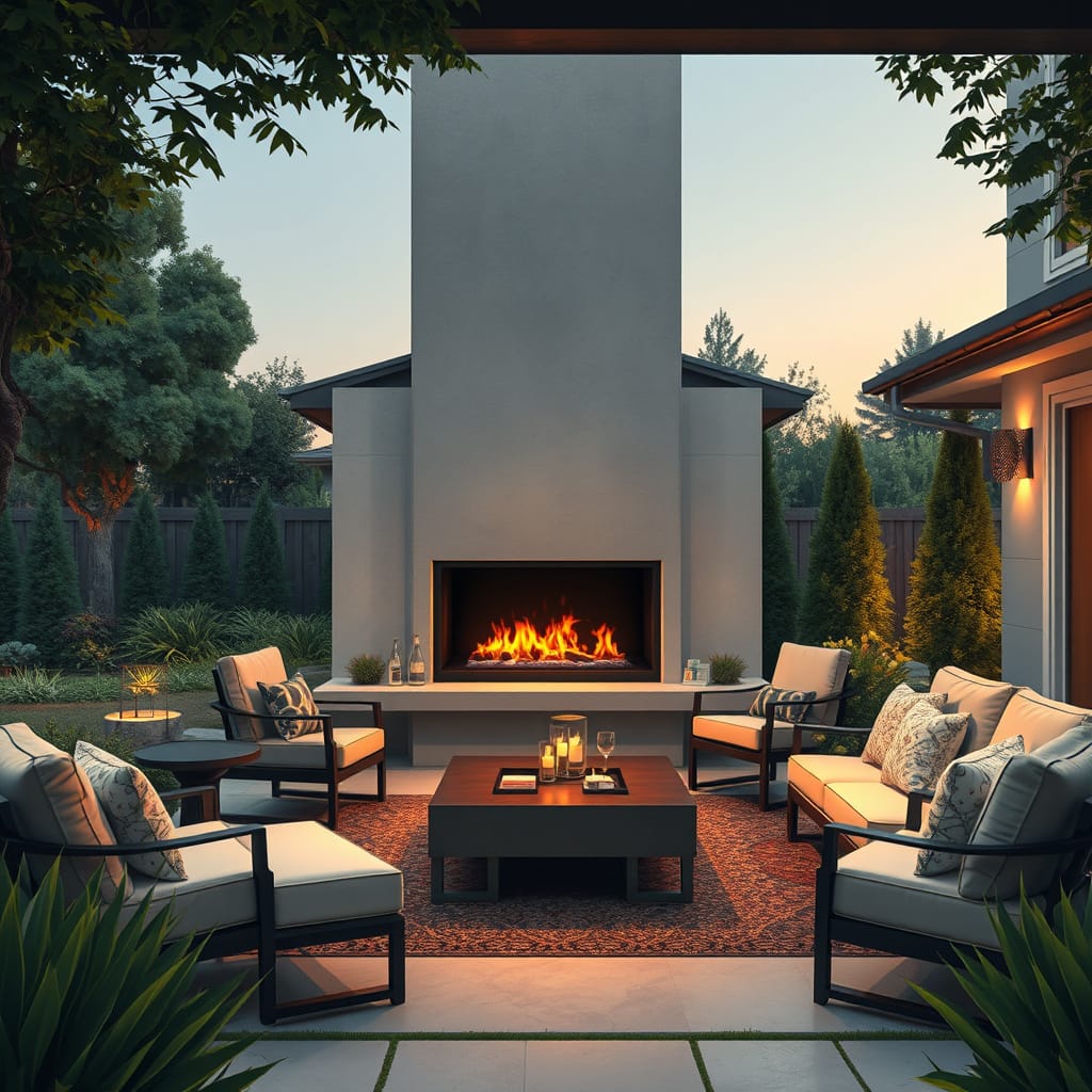 Firepit Elements Sierra Gas Fireplace