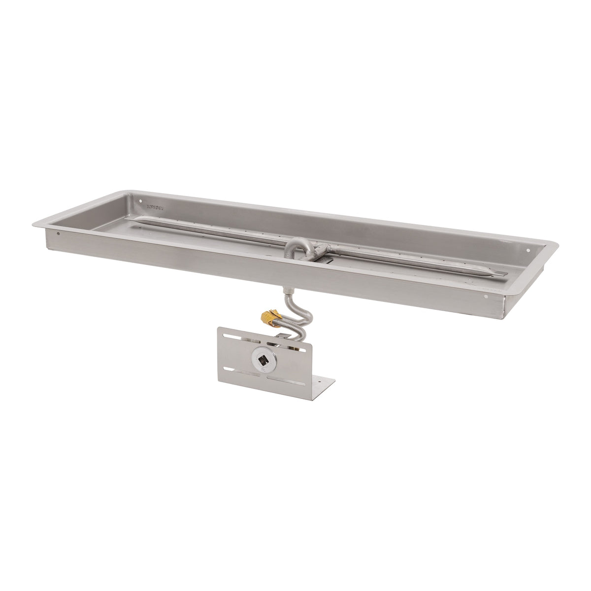 Rectangle drop-in pan with H burner, Match Lit