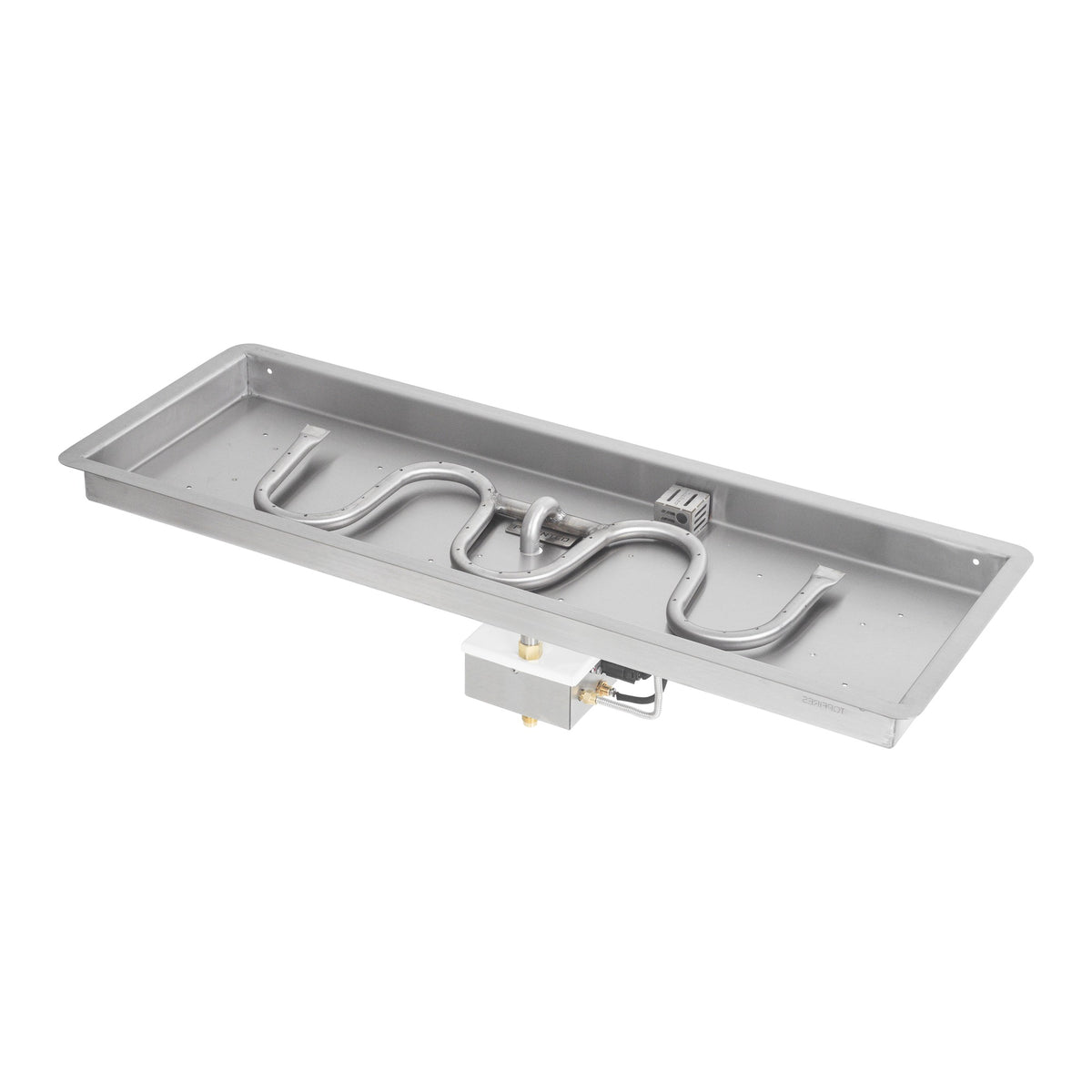 Rectangle drop-in pan with switchback burner, 30DC Electronic Ignition