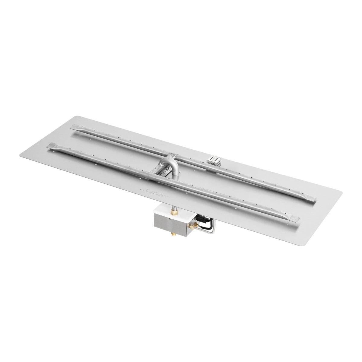 Rectangle flat pan with H burner, 30DC Electronic Ignition