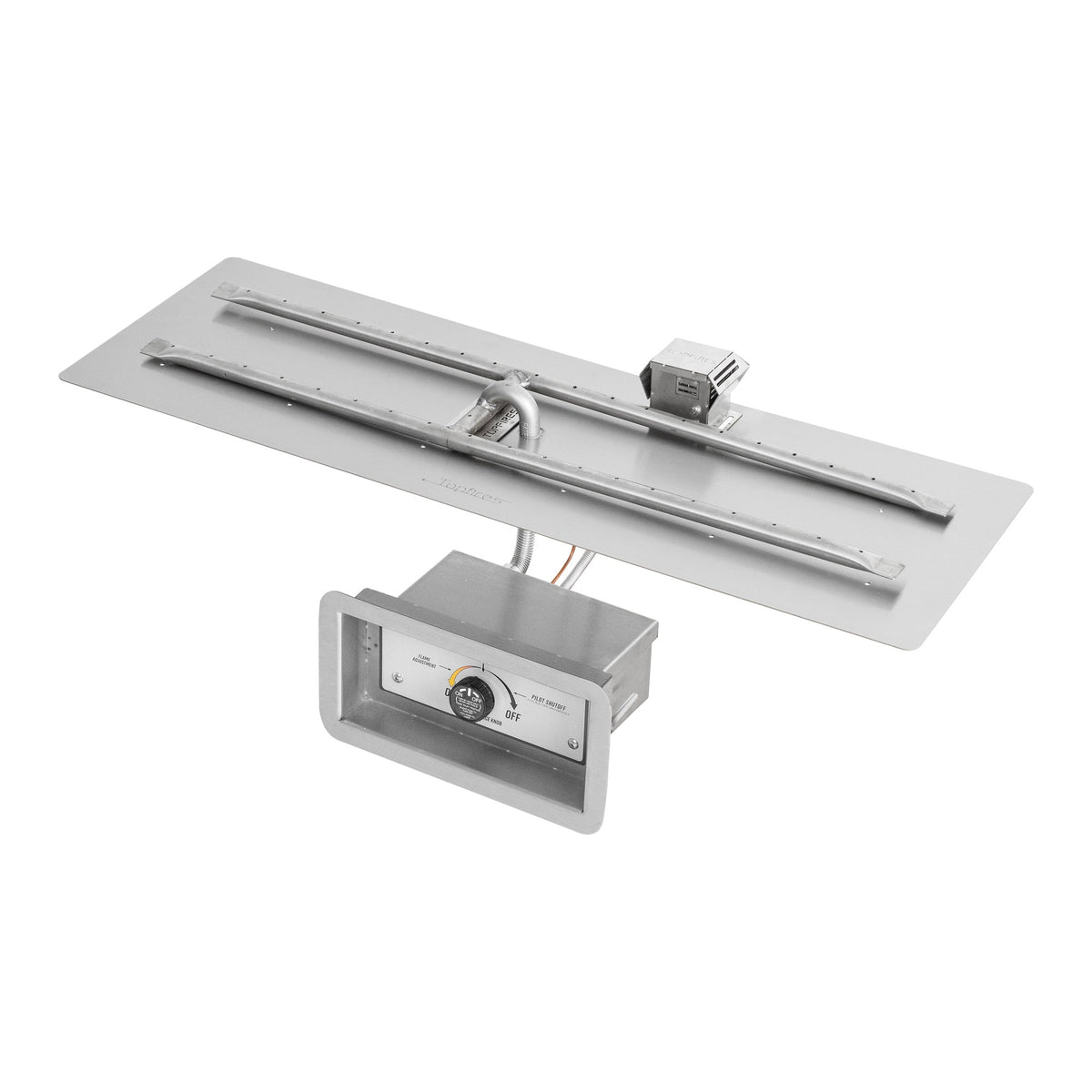 Rectangle flat pan with H burner, Match Lit w/ Flame Sense