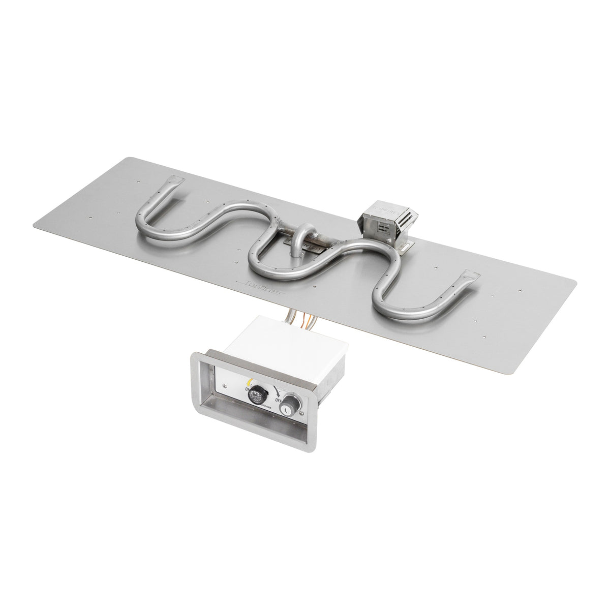 Rectangle flat pan with switchback burner, Flame Sense w/ Spark Ignition